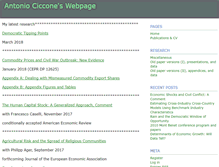Tablet Screenshot of antoniociccone.eu